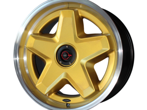 Speedart 18" ATS-stijl 3-delig wiel en cover Achter 10x18" Goud. Porsche 964 / 993 / 996